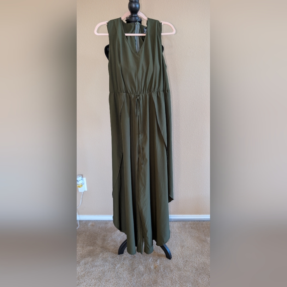 SHEIN Olive Green Jumpsuit
